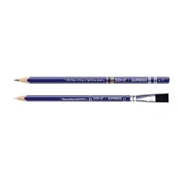 Doms Superio Super Dark  Eraser Pencil with Brush