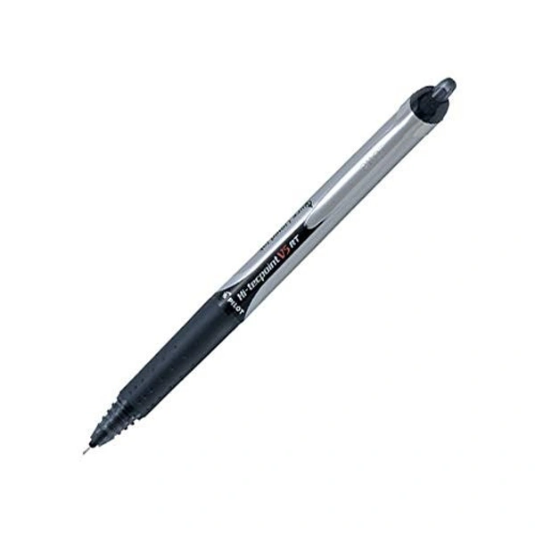 Pilot Hi Techpoint V5 RT Roller Ball Pen  - 1 Piece, Black