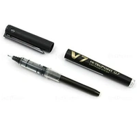 Pilot V7 Hi Tecpoint Cartridge System Roller Ball Pen  - 1 Piece, Black