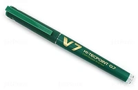 Pilot V7 Hi Tecpoint Cartridge System Roller Ball Pen  - 1 Piece, Green