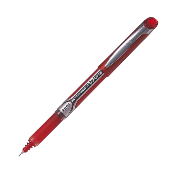 Pilot Hi Tecpoint V7 Grip Roller Ball Pen - Red