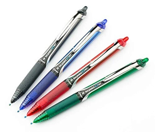 Pilot Hi Techpoint V7 RT Roller Ball Pen - 1 Piece, Red