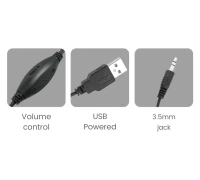 Zebronics 2.0 Speaker Zeb Pluto 5W RMS