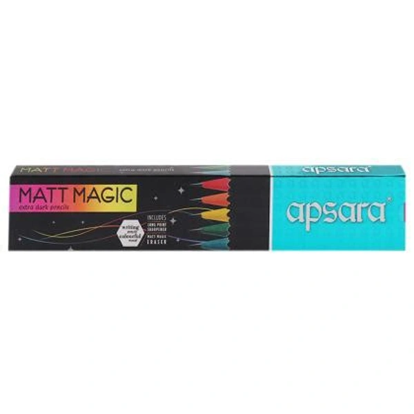 Apsara Matt Magic Extra Dark Pencils Pack of 10 Pieces