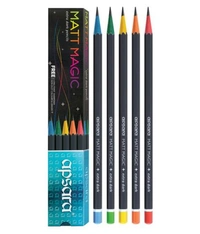 Apsara Matt Magic Extra Dark Pencils Pack of 10 Pieces