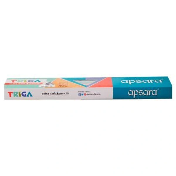 Apsara TRIGA extra dark pencils Pack of 10 Piece