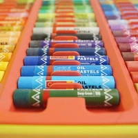 Camel Oil Pastels 50 Shade Plastic Box Pack