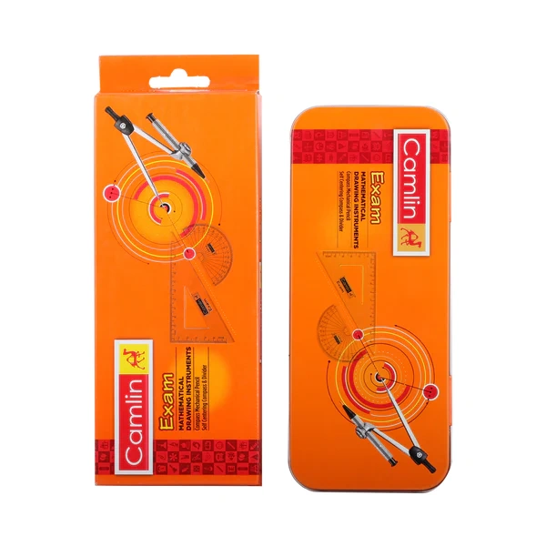 Camlin Exam Mathematical Drawing Instruments Box & Geometry Box Pack of 1