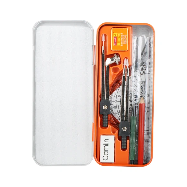 Camlin Exam Mathematical Drawing Instruments Box & Geometry Box Pack of 1