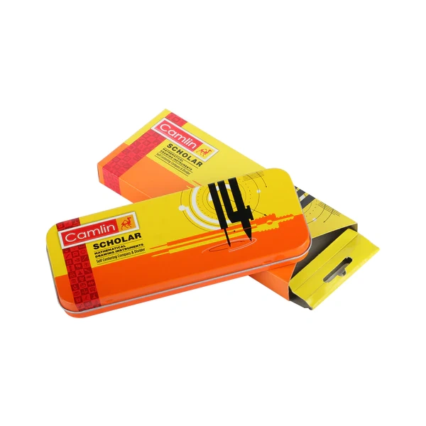 Camlin Scholder Mathematical Drawing Instruments Box & Geometry Box Pack of 1