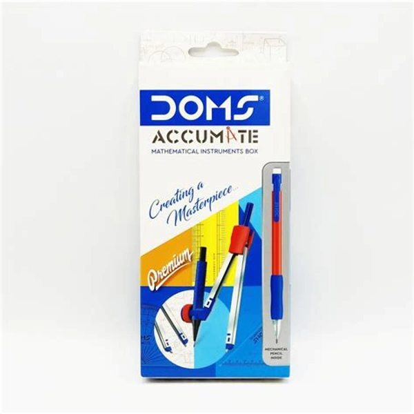 Doms Accumate Mathematical Drawing Instruments Box & Geometry Box Pack of 1