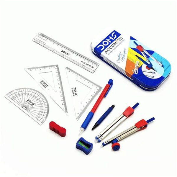 Doms Accumate Mathematical Drawing Instruments Box & Geometry Box Pack of 1