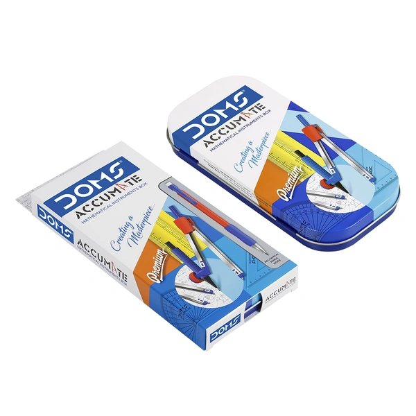 Doms Accumate Mathematical Drawing Instruments Box & Geometry Box Pack of 1