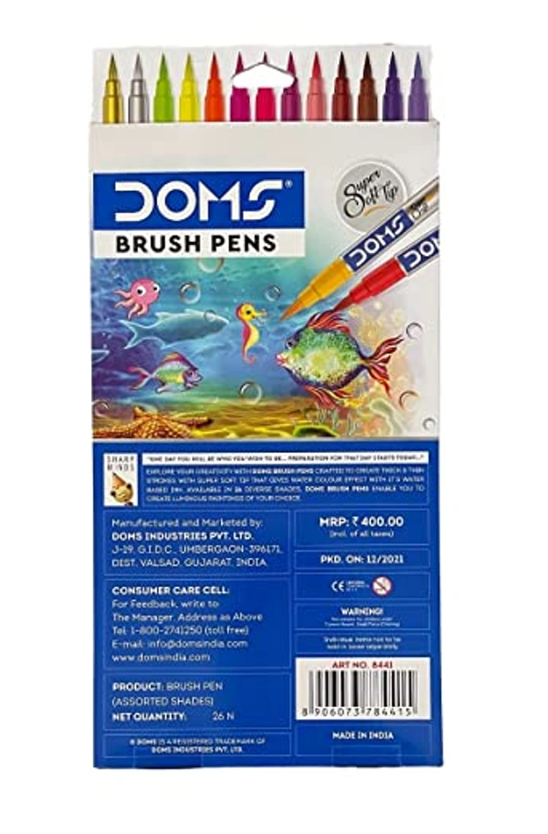 Doms Brush Pen 26 Shades