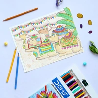 Doms Colour Pencils 12 Shades Half Size