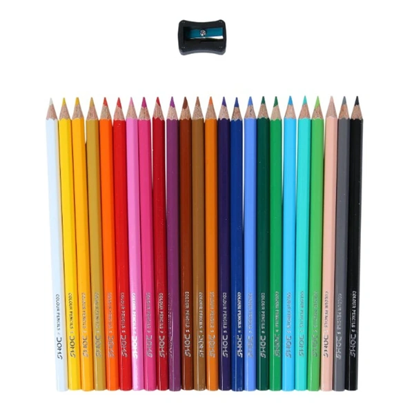 Doms Colour Pencils 24 Shades Full Size -