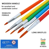 Doms ColourMate Synthetic Hair Brush Round Set