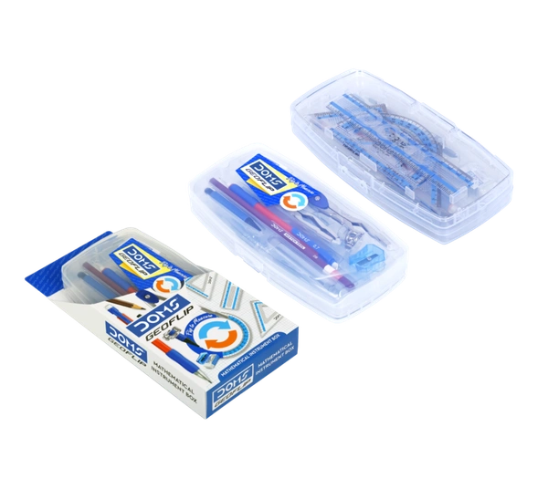 Doms Geoflip Mathematical Drawing Instruments Box & Geometry Box Pack of 1
