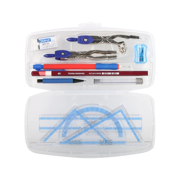 Doms Geoflip Mathematical Drawing Instruments Box & Geometry Box Pack of 1