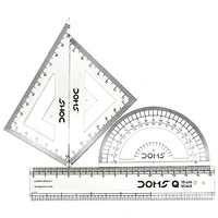 Doms Geomiti Mathematical Drawing Instruments Box & Geometry Box Green Colour Pack of 1