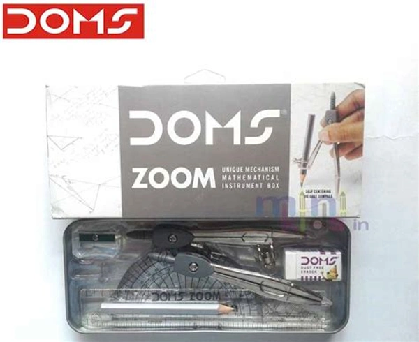 Doms Zoom Mathematical Drawing Instruments Box & Geometry Box Pack of 1