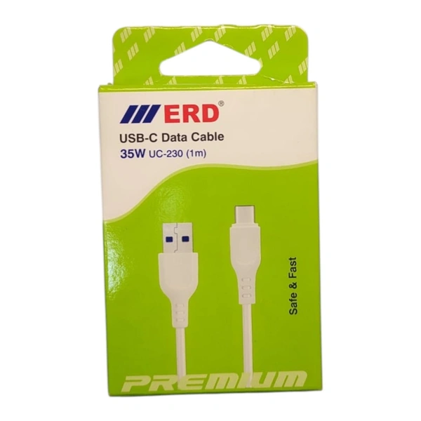 ERD USB C DATA CABLE 35w 1 METER UC-230