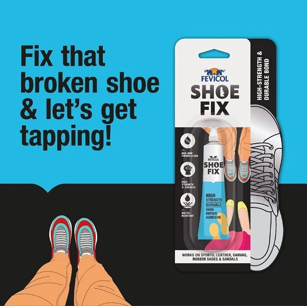 Pidilite Fevicol Shoe Fix  Hight Durable Shoe & Footwear Repair Adhesive 20 Ml