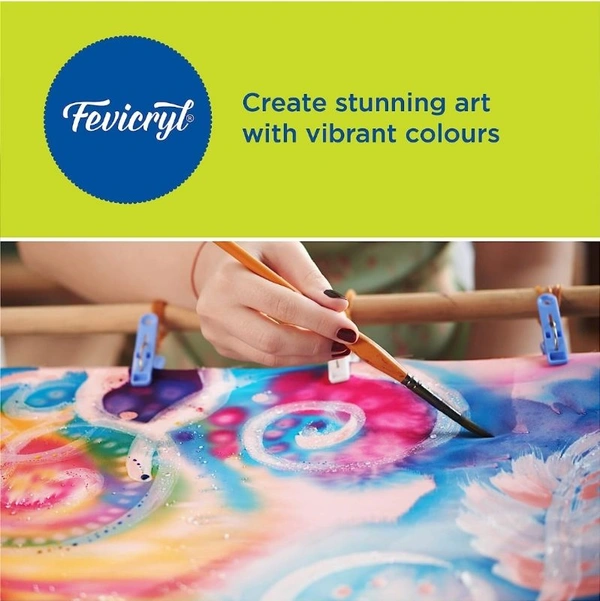 Fevicryl Acrylic Colour Lilac Kit  6 Shades  60ml - 