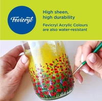 Fevicryl Acrylic Colour Lilac Kit  6 Shades  60ml - 