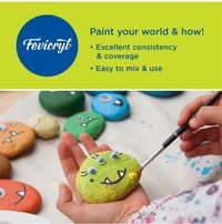 Fevicryl Acrylic Colours Sunflower Kit ( 10 Colours × 15 Ml )