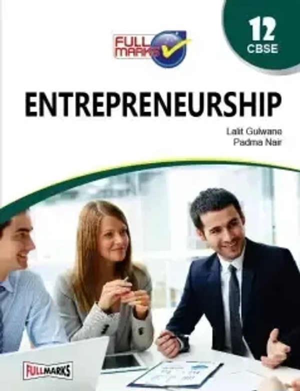 Full Marks Full marks CBSE Support Book Entrepreneurship Class 12  CBSE Exam 2024 - 25