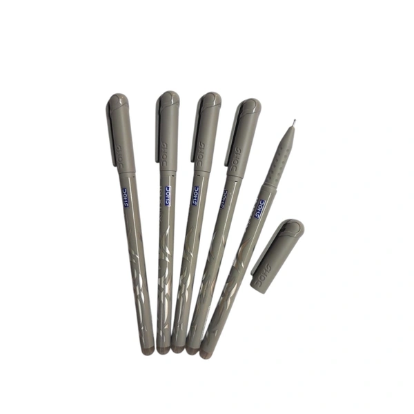 Doms Inxify Softy Ball Pen  - 5 Pieces, Black