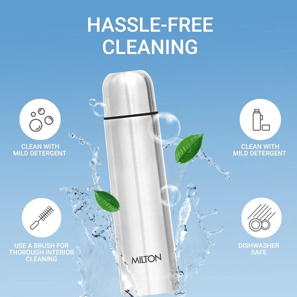 Milton Thermosteel 24 Hours Hot & Cold Water Bottle with Bag 1 Piece 1000 ml
