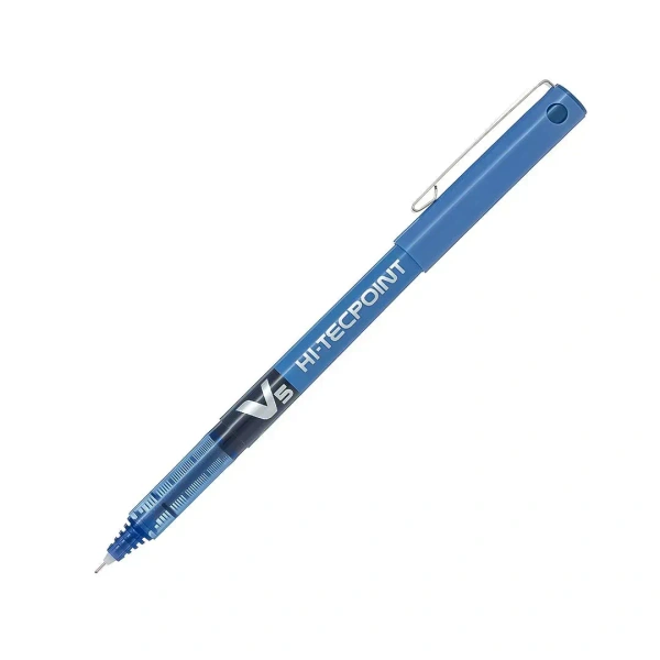 Pilot V5 Hi Tecpoint Liquid ink Roller Ball Pen  - 1 Piece, Blue