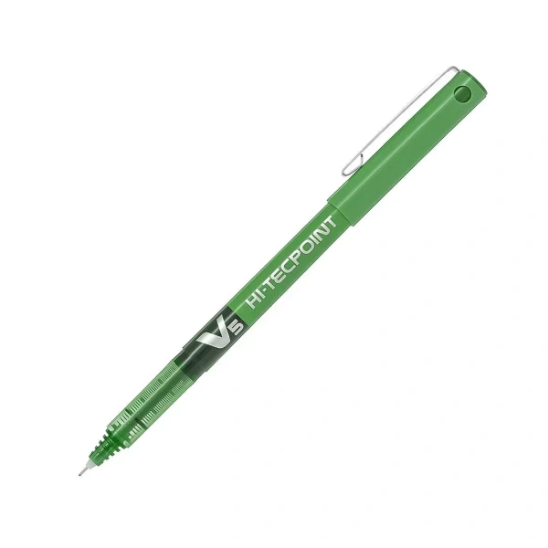 Pilot V5 Hi Tecpoint Liquid ink Roller Ball Pen  - 1 Piece, Green