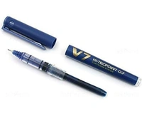 Pilot V7 Hi Tecpoint Cartridge System Roller Ball Pen Blue, Black, Red, Green  Pack of 4
