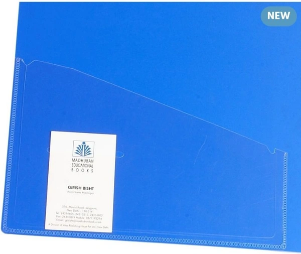 Securex Report File Deluxe Clip Size A4 RF101 - 1 Piece, Blue