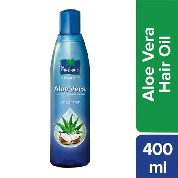 Parachute Advansed - Aloe Vera, Enriched Coconut Hair Oil, For Soft & Strong Hair, 400 ml