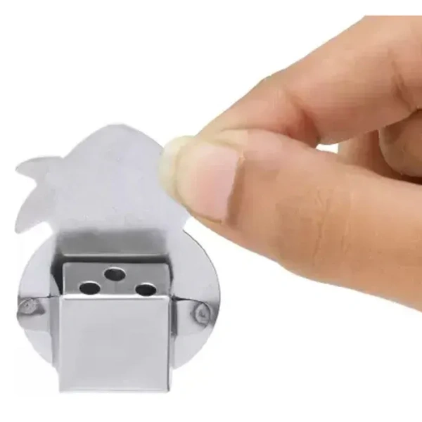 Stainless Steel Agarbatti Stand (3 Pack): Self-Adhesive, Wall Mounted (1584)