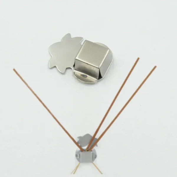 Stainless Steel Agarbatti Stand (3 Pack): Self-Adhesive, Wall Mounted (1584)