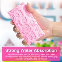 BODY SCRUBBER SPONGE PORORO Soft Exfoliating Sponge, Asian Bath Sponge For Shower (672)