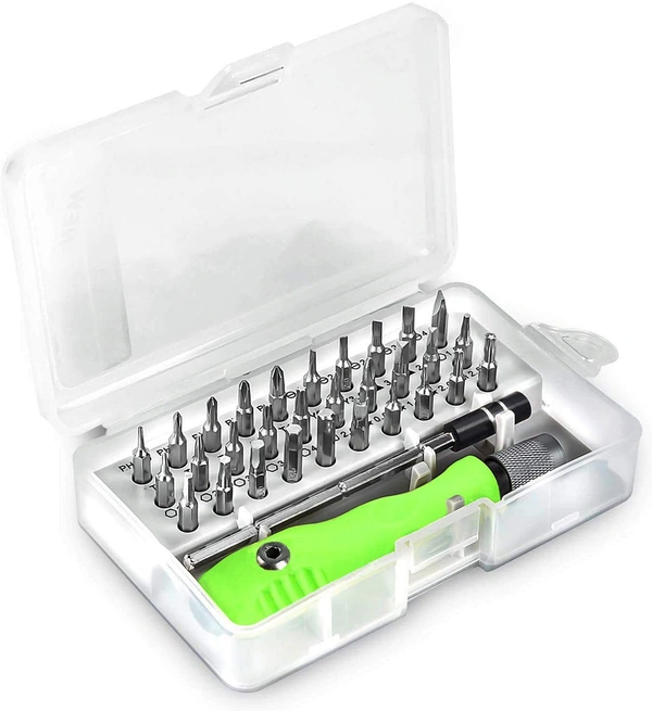 32IN1 SCREW DRIVER SET 32 IN 1 MINI SCREWDRIVER BITS SET WITH MAGNETIC FLEXIBLE EXTENSION ROD (977)