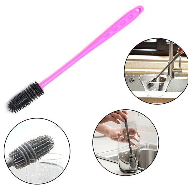 BOTTLE CLEANING BRUSH,  Bottle Cleaning Brush – Flexible & Deep Cleaning (805)