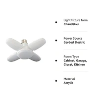 MINI FAN BLADE LED BULB, Mini Fan Blade LED Bulb – Bright, Energy-Efficient, and Adjustable (465)