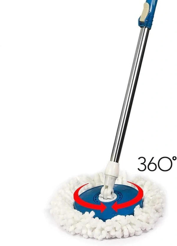 STEEL MOP ROD SET Home Cleaning Stainless Steel 360 Degree Rotating Pole Microfiber Mop Stick Mop Rod (552)