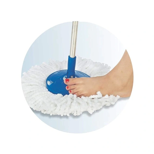 STEEL MOP ROD SET Home Cleaning Stainless Steel 360 Degree Rotating Pole Microfiber Mop Stick Mop Rod (552)