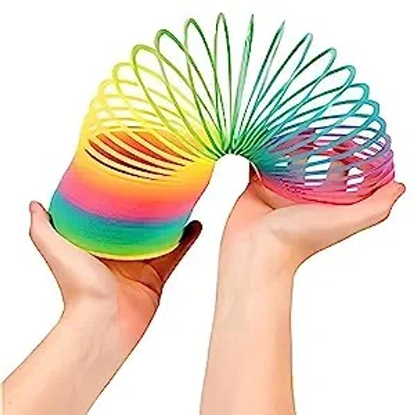 RAINBOW MAGIC SPRING Rainbow Spring Fun Activity Stress Relief Toy for Kids Adults of All Age Group, for Birthdays, Compact and Portable Easy to Carry (291)