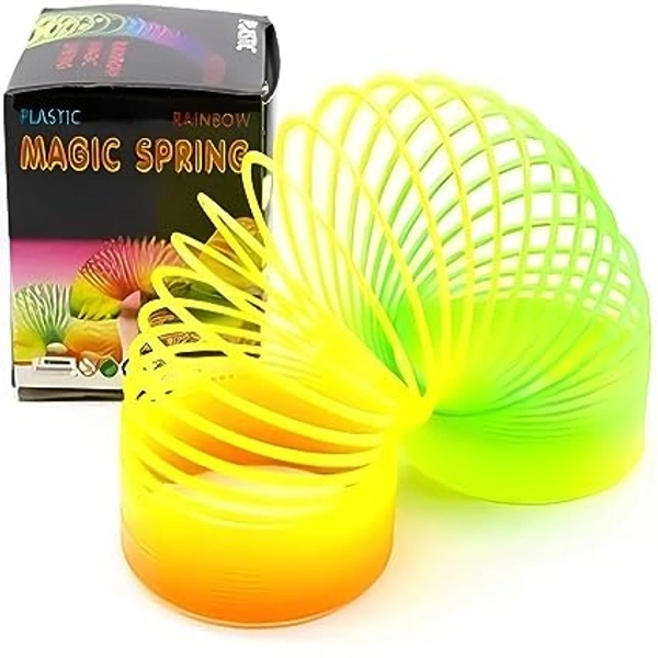 RAINBOW MAGIC SPRING Rainbow Spring Fun Activity Stress Relief Toy for Kids Adults of All Age Group, for Birthdays, Compact and Portable Easy to Carry (291)