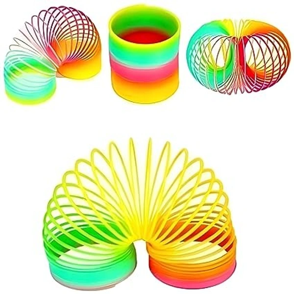 RAINBOW MAGIC SPRING Rainbow Spring Fun Activity Stress Relief Toy for Kids Adults of All Age Group, for Birthdays, Compact and Portable Easy to Carry (291)