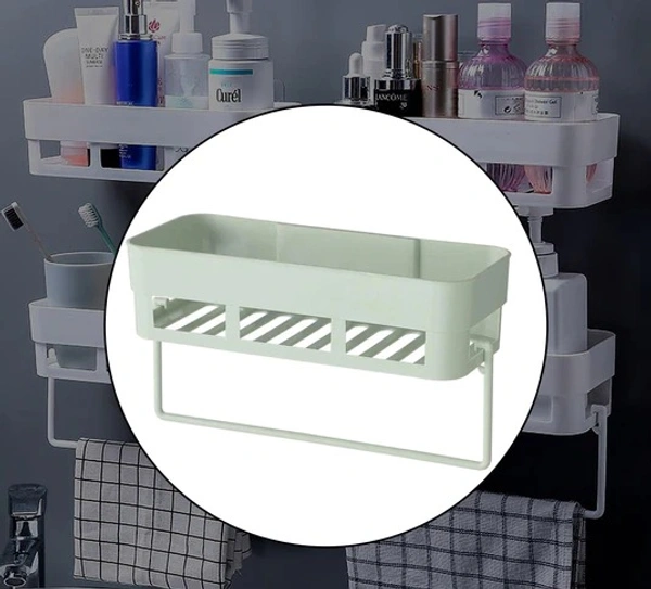 2IN1 BATHROOM BASKET, 2-in-1 Bathroom Basket – Space-Saving Storage & Organizer (1063)